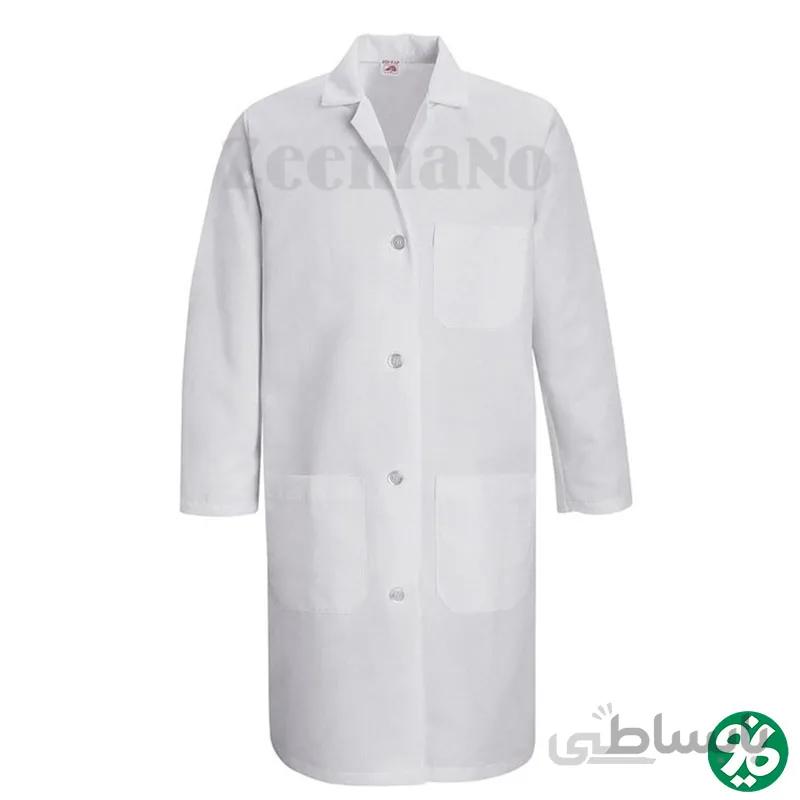 روپوش پزشکی مردانه با سایز بندی