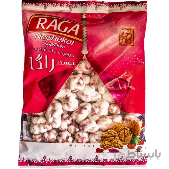 نقل گل محمدی مغز گردو 400 گرمی راگا کد NO-2
