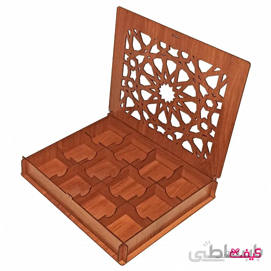 جعبه چوبی مدل طرحدار ( کد 4 )