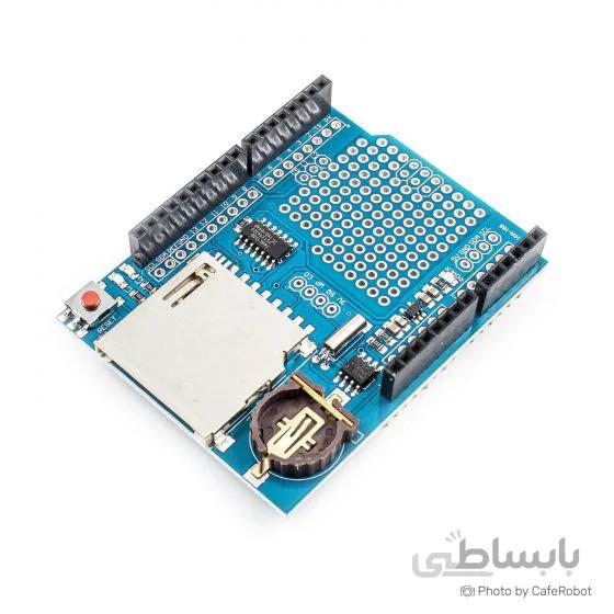 شیلد دیتا لاگر آردوینوArduino Data Logging Shield