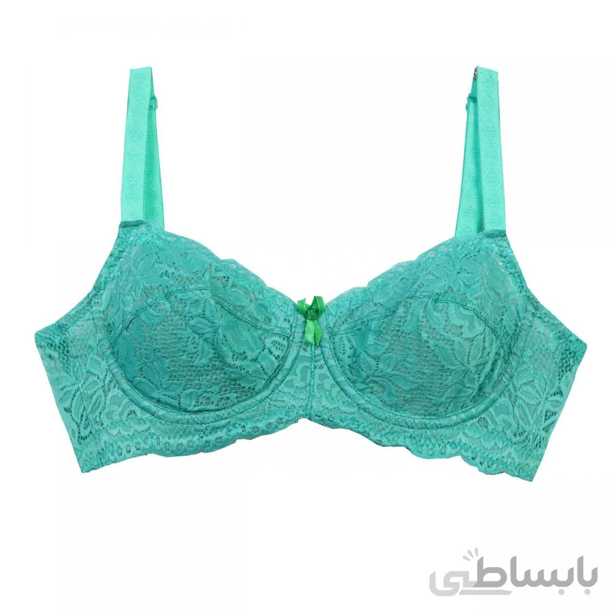 سوتین شارمین کد 3020 دانتل فنری کمر پهن سه قزن پک 4 عددی