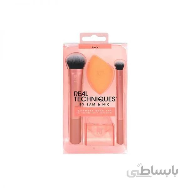 ست براش پد دار و استند مخصوص پد ریل تکنیک | Real Techniques