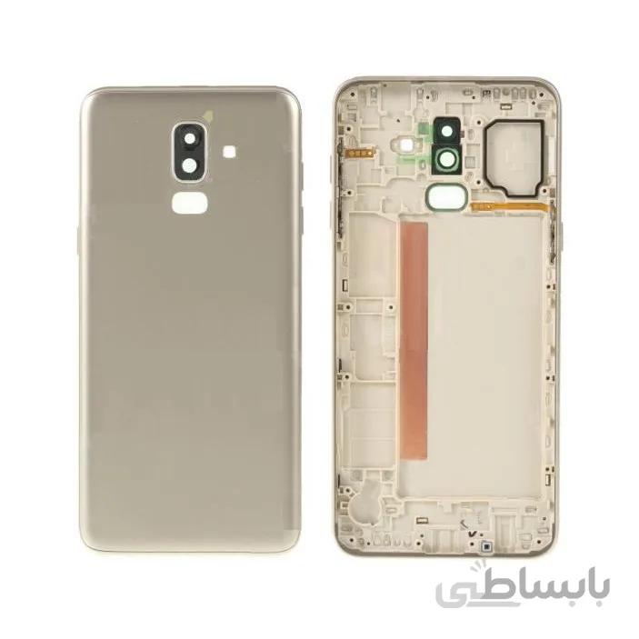 درب پشت گوشی J8 سامسونگ طلایی BACKDOOR+FRAME SAMSUNG J8 GOLD