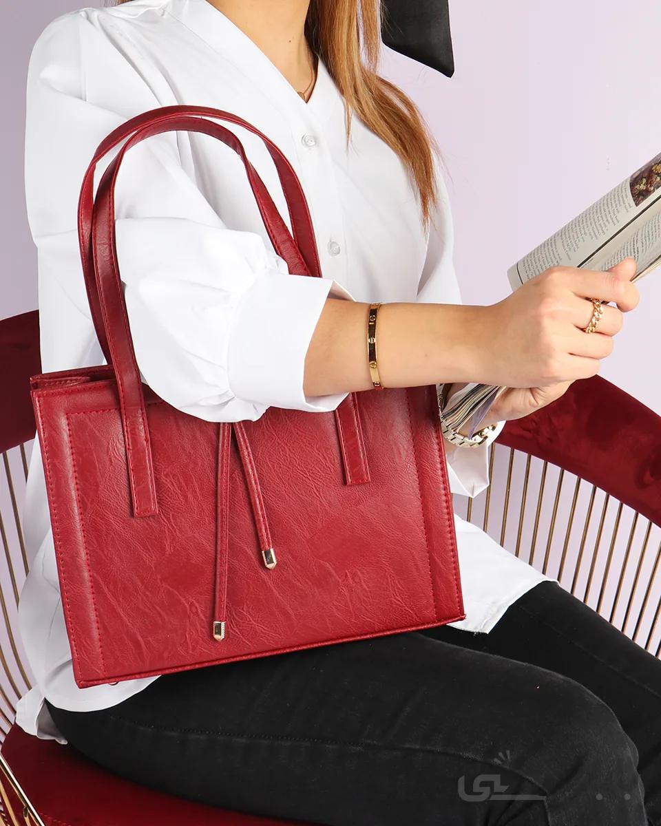 کیف چرم مصنوعی زنانه بندآویز