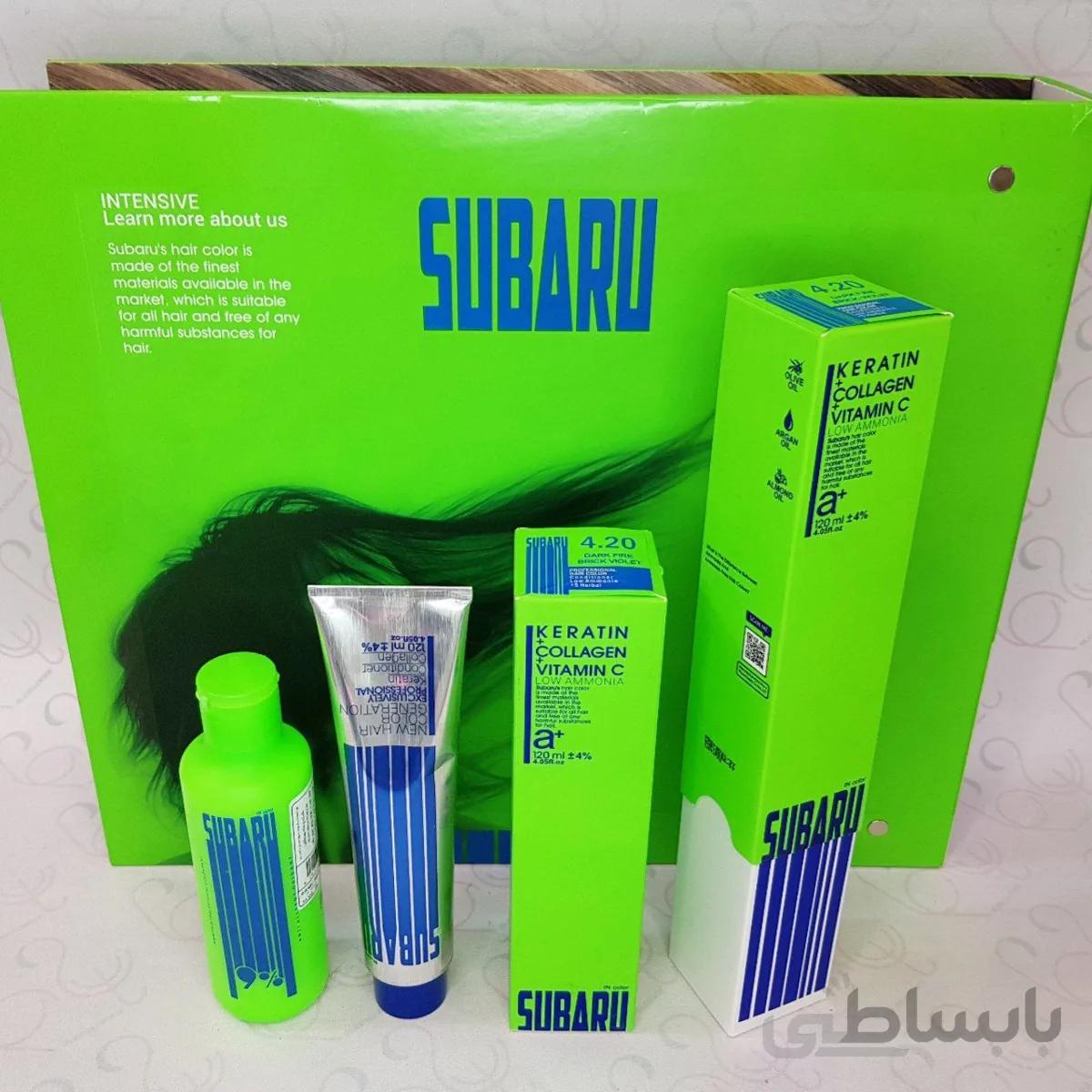 رنگ مو آلمانی سوبارو SUBARU مدل بدون آمونیاک و کم آمونیاک حجم 120 میلی لیتر