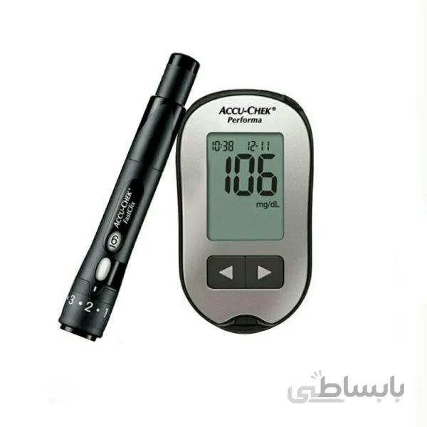 دستگاه تست قندخون اکیوچک پرفورما ا ACCU CHEK PERFORMA BLOOD SUGER MONITOR
