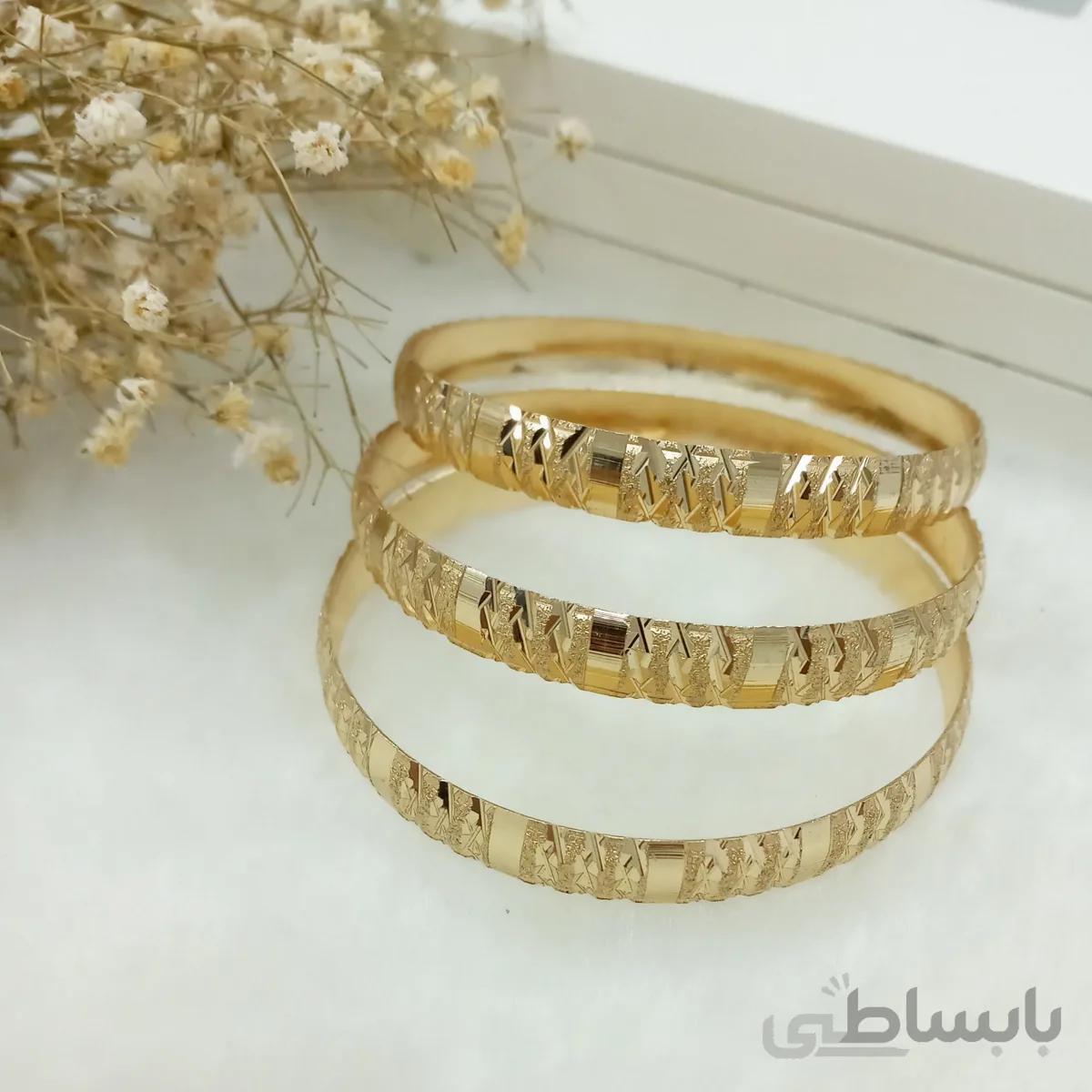 النگو طرح طلا مدل خطوط