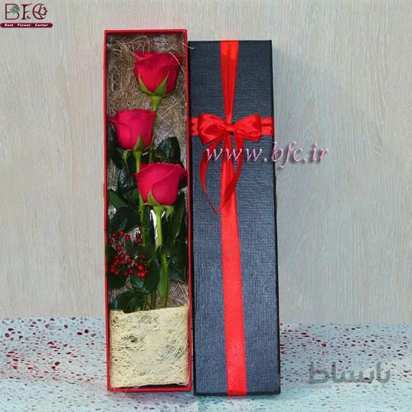 باکس گل و جعبه کادوئی با گل