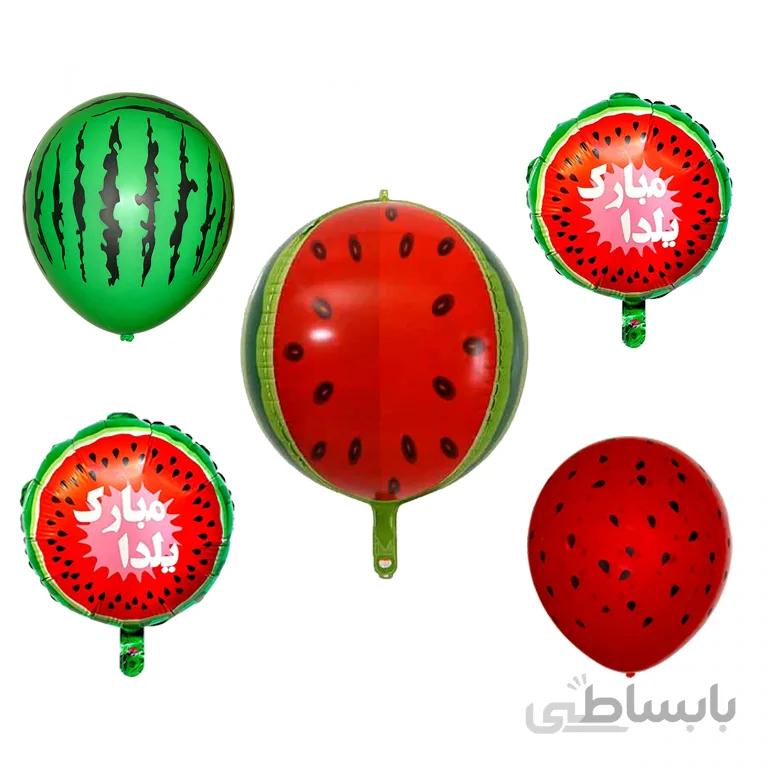 ست بادکنک 5 تکه یلدا مدل STY236