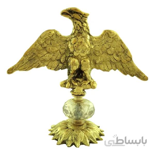 مجسمه برنزی طرح شاهین پایه کریستال کد ۱۲۱۰