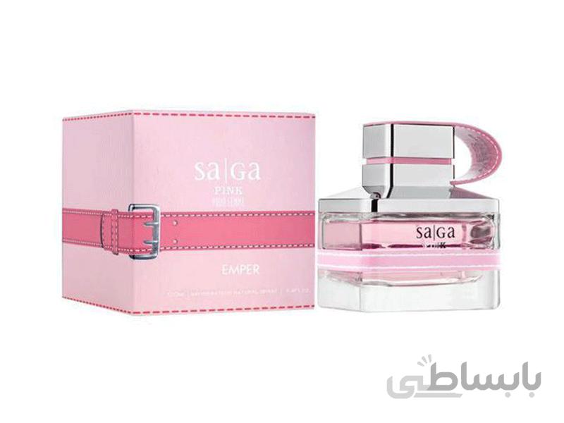 ادو پرفیوم زنانه امپر مدل ساگا پینک حجم 100 میلی لیتر ا Emper Saga Pink Eau De Perfum For Women 100ml