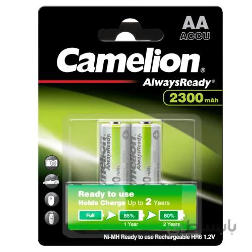 باتری قلمی قابل شارژ کملیون مدل Always Ready بسته 2 عددی ا Camelion Always Ready AA Battery Pack of 2