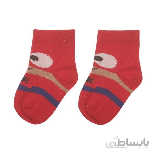 جوراب بچه گانه پسرانه 1تا2 سال طرح اسپایدرمن کد PH400