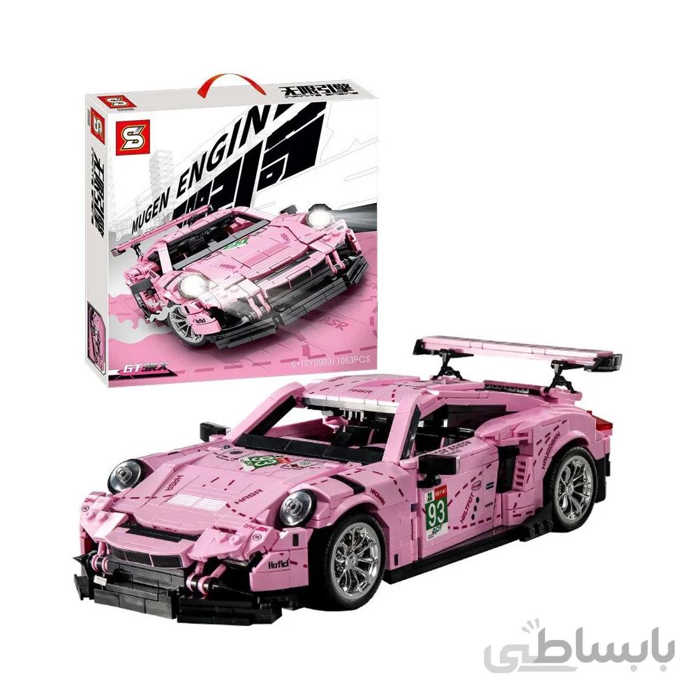 اسباب بازی لگو ساختنی ماشین کلاسیک مدل S Pai High-Tech 0003 Roze Super