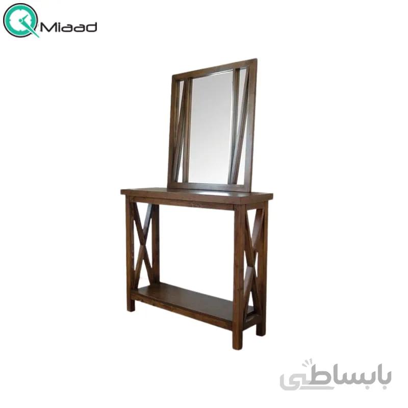 آینه کنسول چوبی مدل 4057
