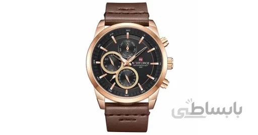 ساعت ناوی فورس مردانه قهوه ای مدل 9148 Naviforce