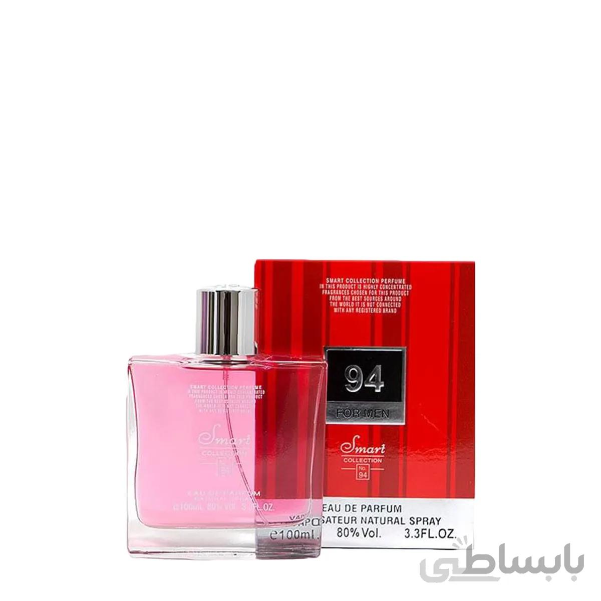 ادو پرفیوم مردانه NO.94 اسمارت کالکشن با رایحه Desire Red EDP حجم 100ml ا Smart Desire Red Eau De Parfum For men 100ml کد 264534