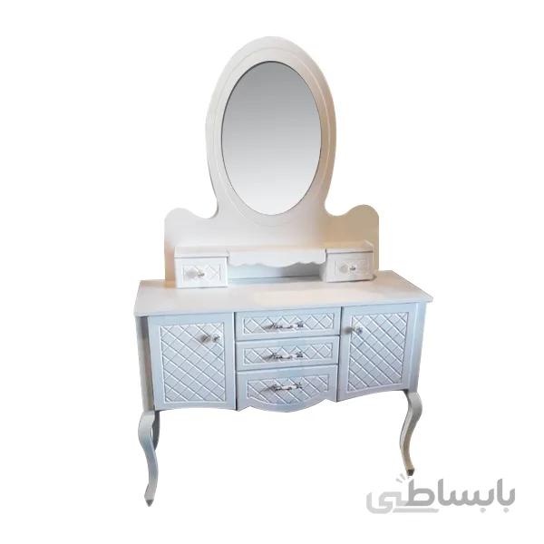 میز ارایش مدل اریا وکیوم ام دی اف حمل تهران رایگان میز ارایش بدون صندلی