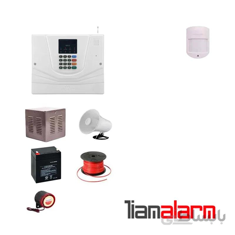 پکیج دزدگیر اماکن باسیم سیم کارتی و تلفنی مدل مسترM930H61