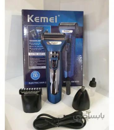 ماشین اصلاح (سه کاره) شیور کیمی مدل KM-6330 ا Kemei KM-۶۳۳۰ ۳ In ۱ Shaver & Trimmmer Set
