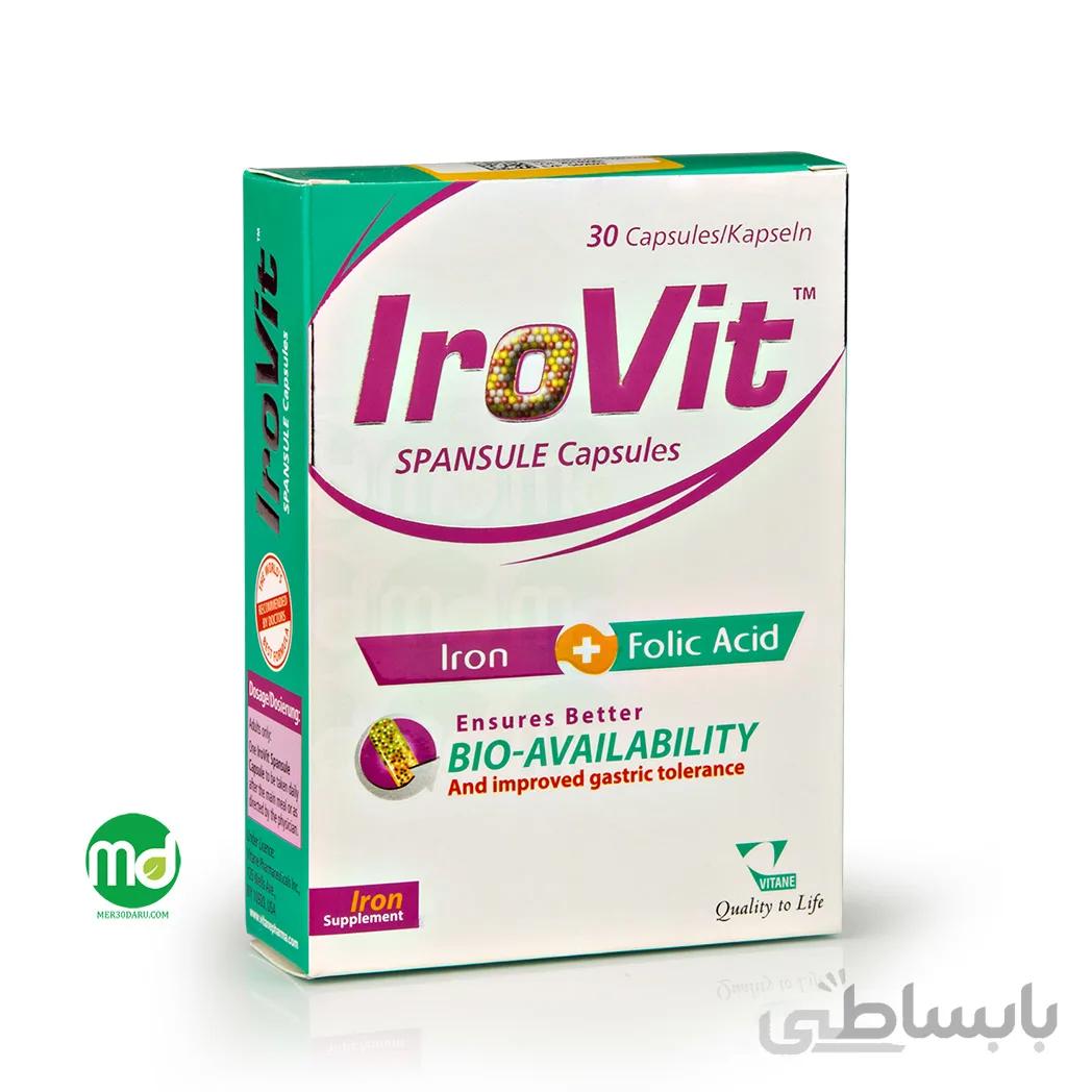 کپسول آیرویت ویتان فارما ا Vitane Pharma IroVit