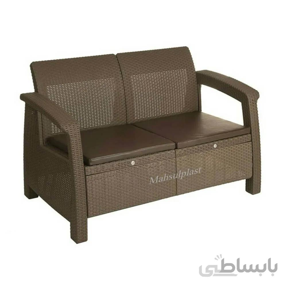مبل دو نفره حصیر بافت