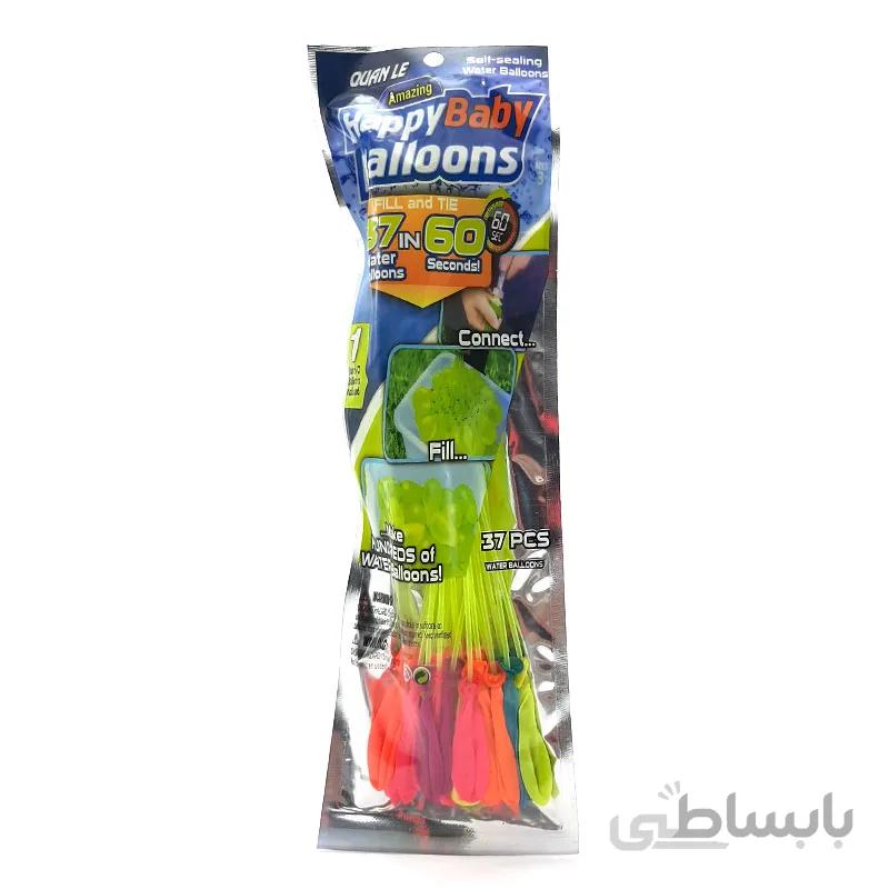 بادکنک آب بازی 37 عددی happy baby balloons