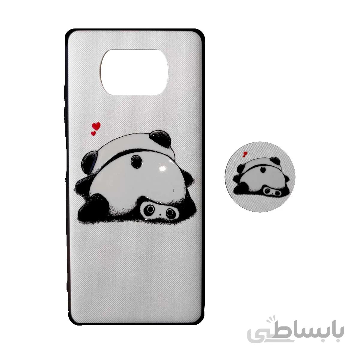 مشخصات قاب گارد شیایومی POCO X3/POCO X3 PROپاپ سوکت دار طرح پاندا PANDA