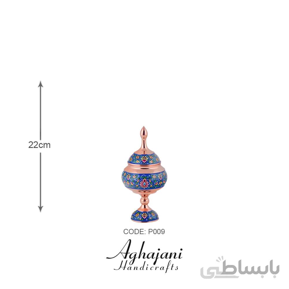 شکلات خوری کوچک مس و پرداز برن آقاجانی