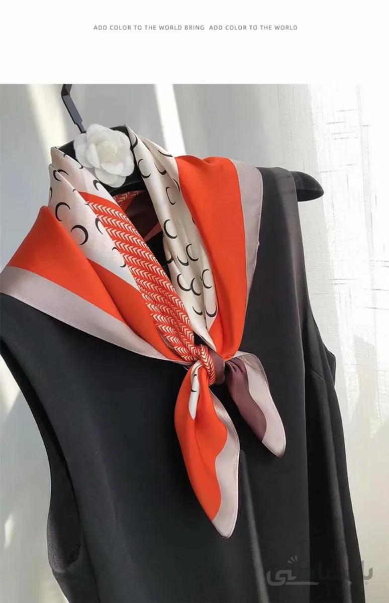 Mini scarf Cc orange