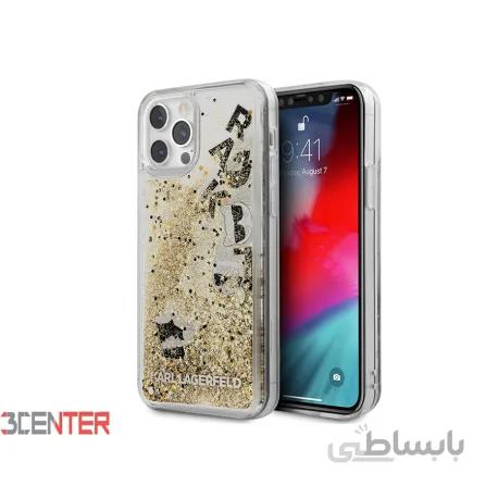 قاب آکواریومی آیفون 12 و 12 پرو کارل و گربه متحرک CG Mobile iphone 12/12 Pro Karl Lagerfeld Aquarium Case