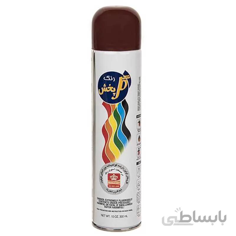 اسپری رنگ قهوه ای گل پخش