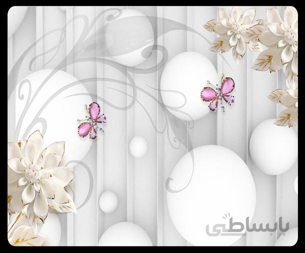 پوستر گل سه بعدی 050