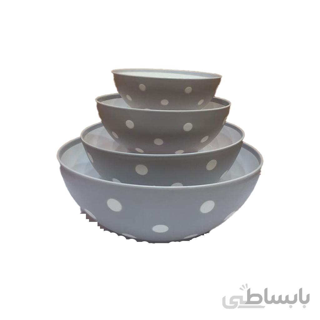کاسه 4 تایی خالدار