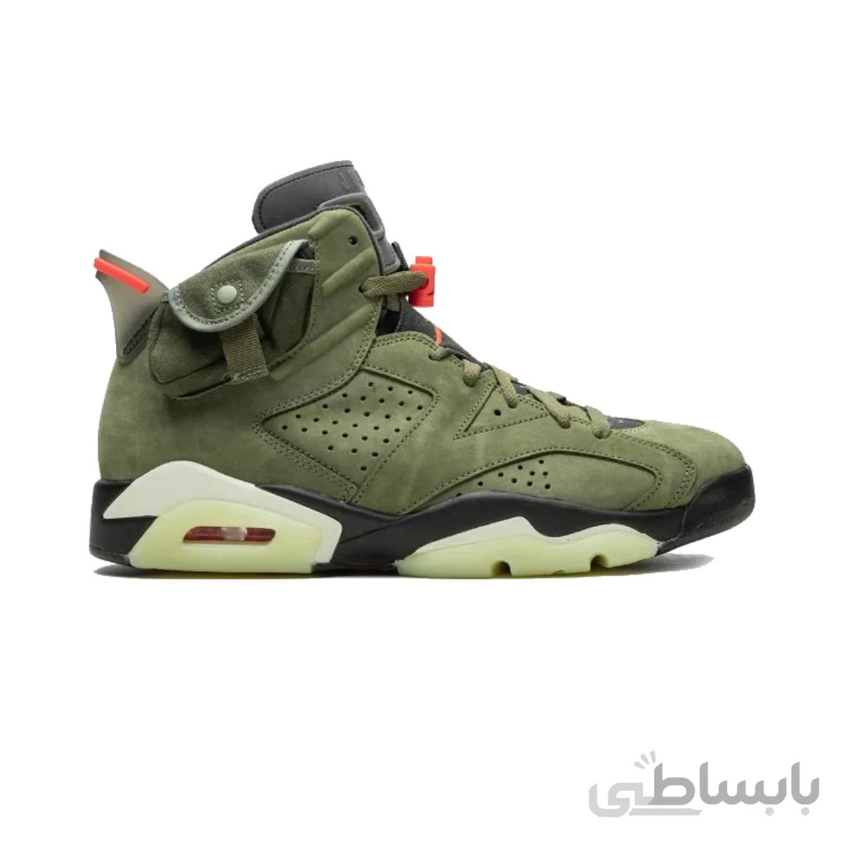 کتونی مردانه نایک ایر جردن 6 رترو تراویس اسکات Nike Air Jordan 6 Retro Travis Scott