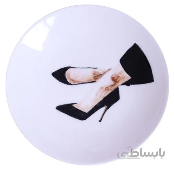 بشقاب دیوارکوب سرامیکی دستساز مدل کلسی