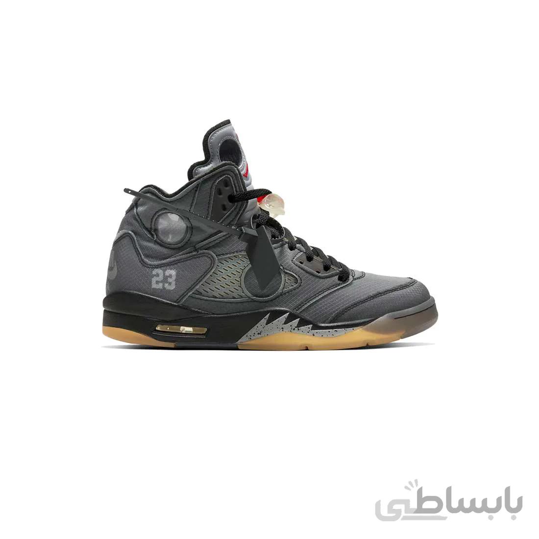 نایک ایرجردن 5 آف وایت Nike Airjordan 5 Offwhite
