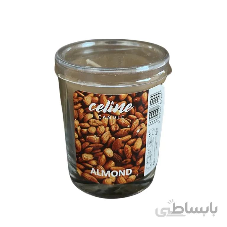 شمع لیوانی معطر بادام مدل STC346