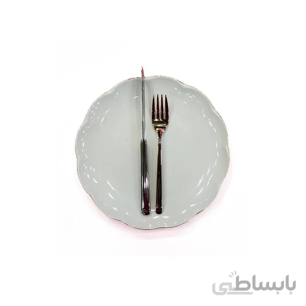 سرویس کارد و چنگال استیل طرح تورنتو براق