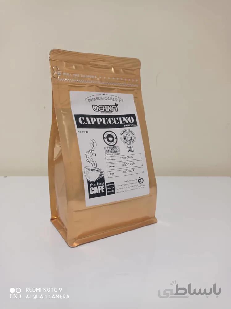 کاپوچینو 500 گرمی بهینا – کارتن 10 تایی