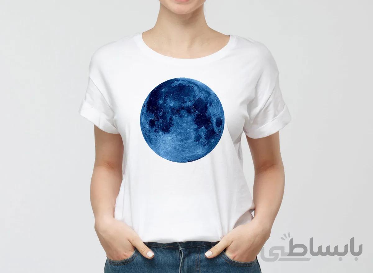 تیشرت blue moon تی شرت ماه ابی توسط ماهانا