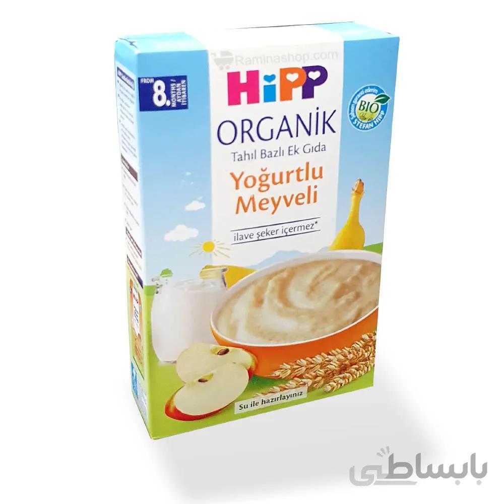 سرلاک ارگانیک موز، سیب، ماست و گندم هیپ Hipp