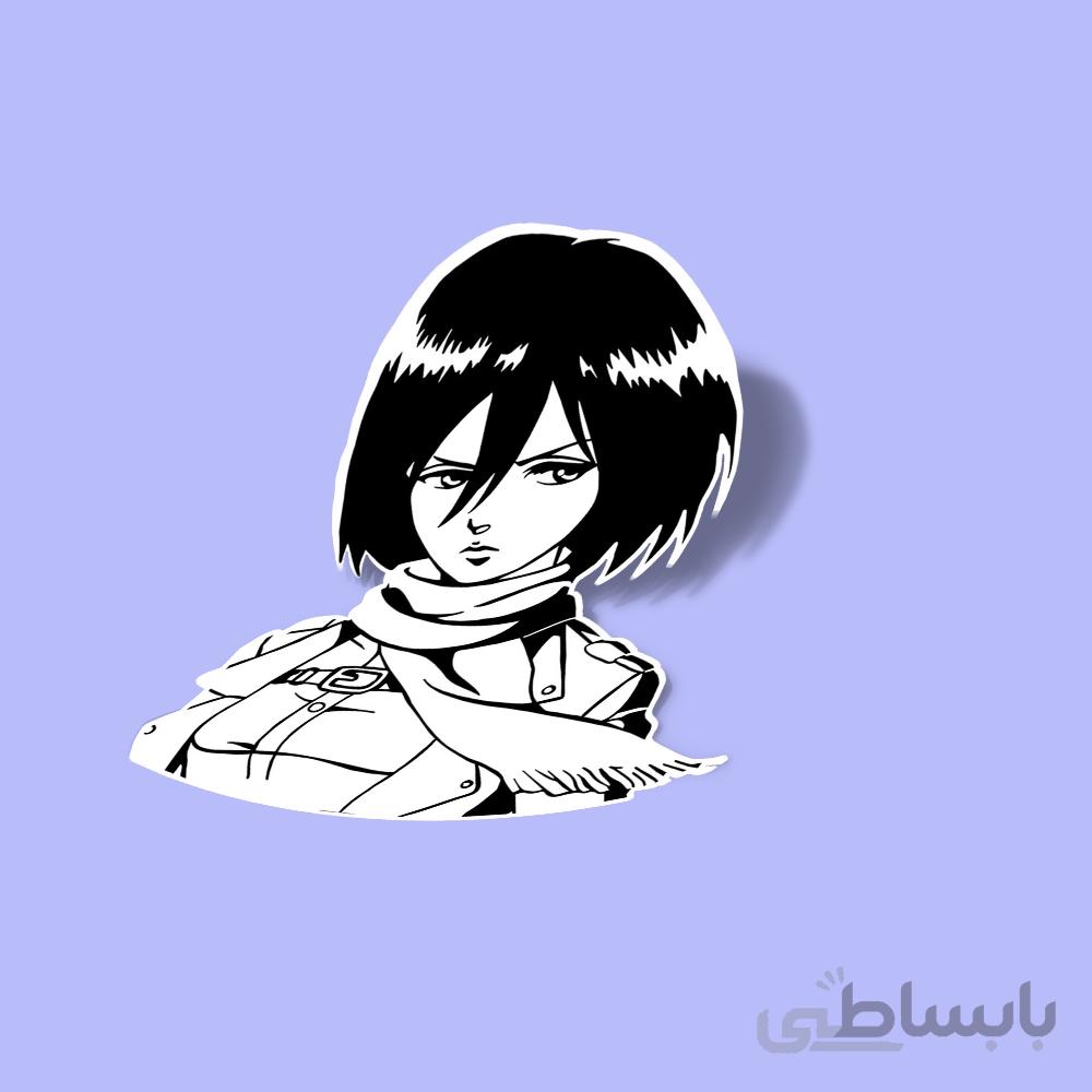 استیکر MIKASA ACKERMAN ANIME