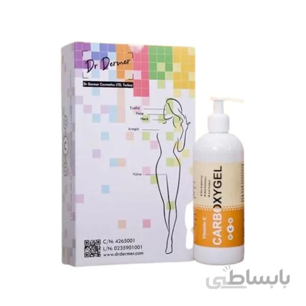 ژل کربوکسی تراپی ویتامین سی دکتر درمر حجم 425 میلی لیتر