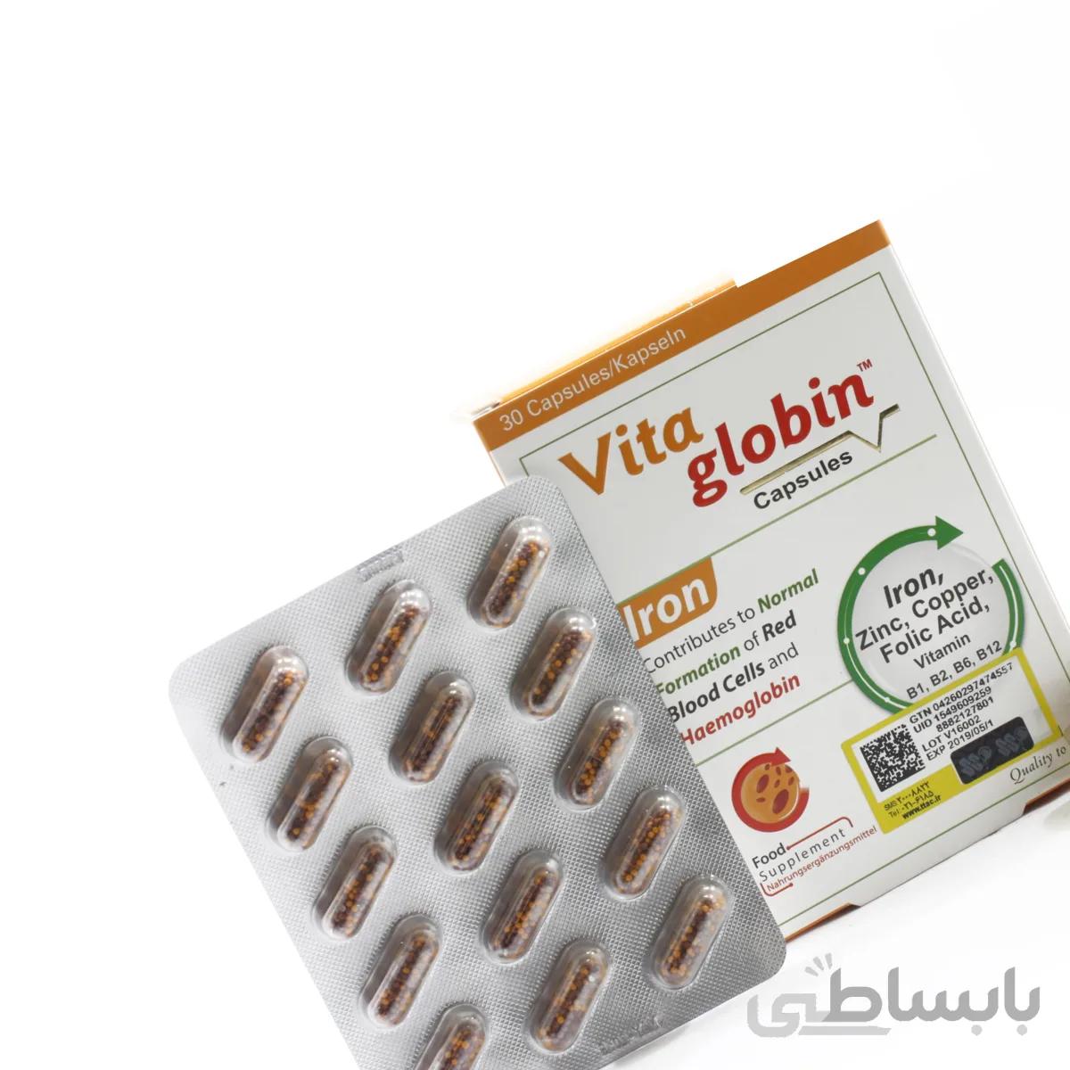 کپسول ویتاگلوبین ویتان 30 عددی ا Vitane VitaGlobin Capsules