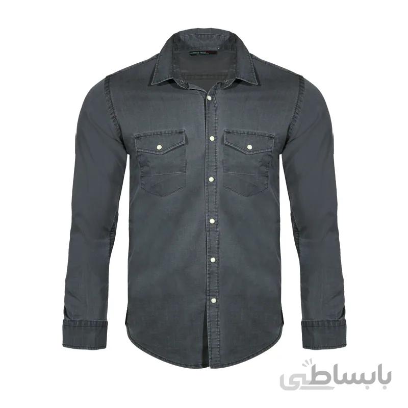 پیراهن لی طوسی ساده