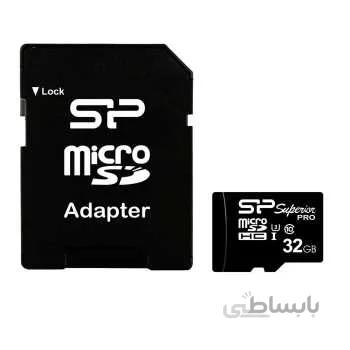 کارت حافظه microSDHC سیلیکون پاور مدل Superior Pro کلاس 10 استاندارد UHS-I U3 سرعت 90MBps همراه با آداپتور SD ظرفیت 32 گیگابایت ا Silicon Power Superior Pro UHS-I U3 Class 10 90MBps microSDHC With Adapter - 32GB
