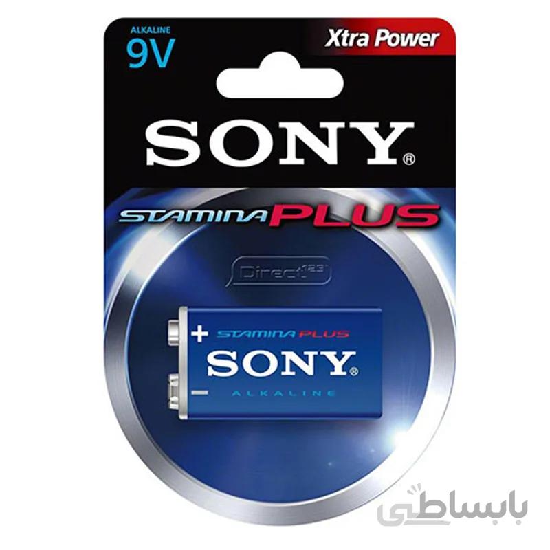 باتری کتابی 9 ولت سونی مدل Stamina Plus 6MA6 بسته 1 عددی