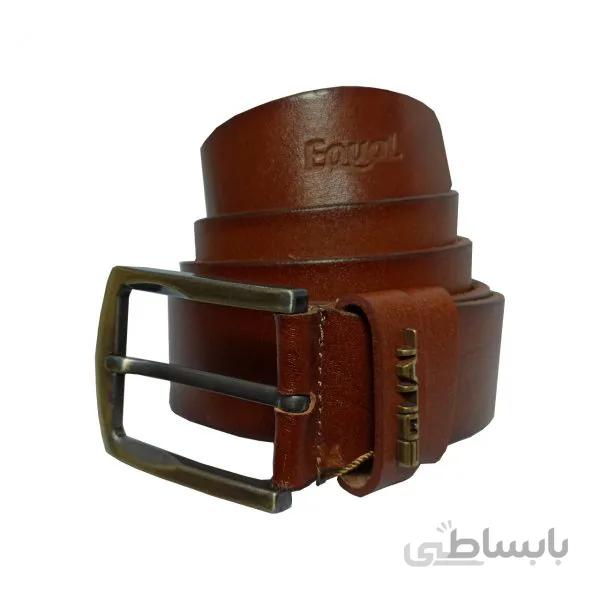 کمربند چرم لیزری Invertebrate leather کد 0193