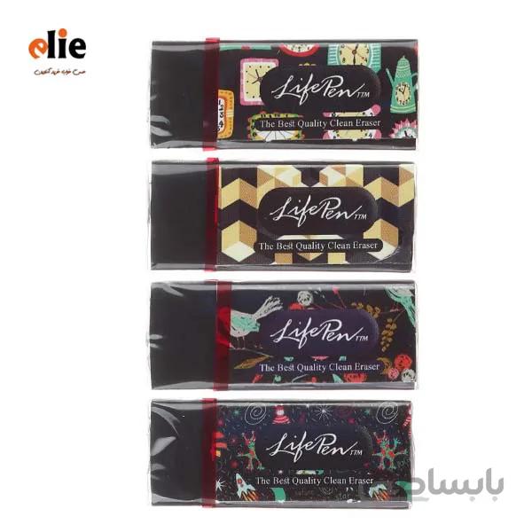 پاک کن مشکی کلیپس بسته 4 عددی